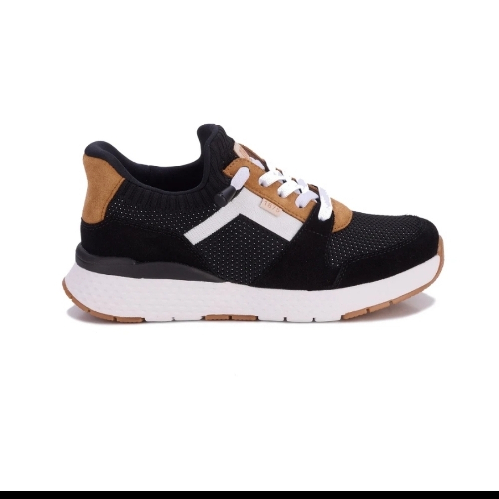 Drew Women's Bobbie - No Hands Lightweight sneakers, Black Combo 10837